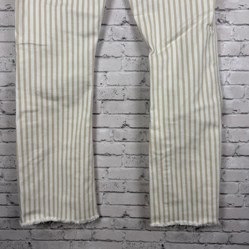Abercrombie & Fitch High Waisted Striped Jeans - Picture 7 of 9